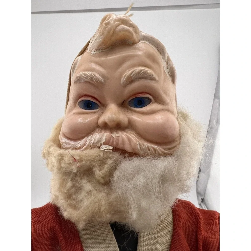 Vintage Home Decorative Christmas Standing Plastic Santa Claus Figure‎ - 12